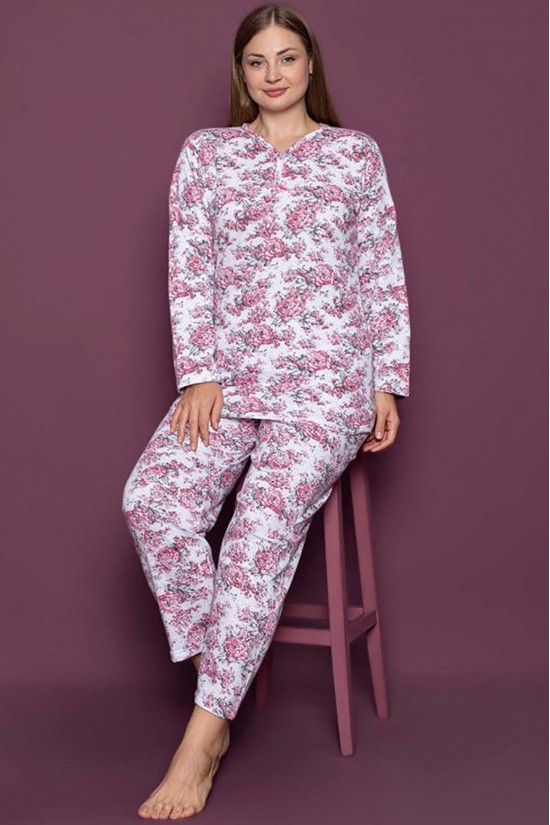 Desenli Pijama Takımı
