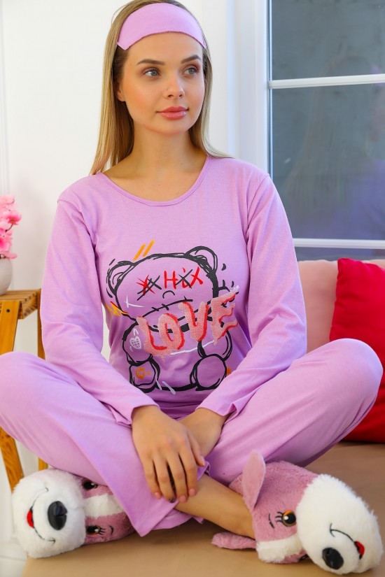 Pijama Takımı Lila