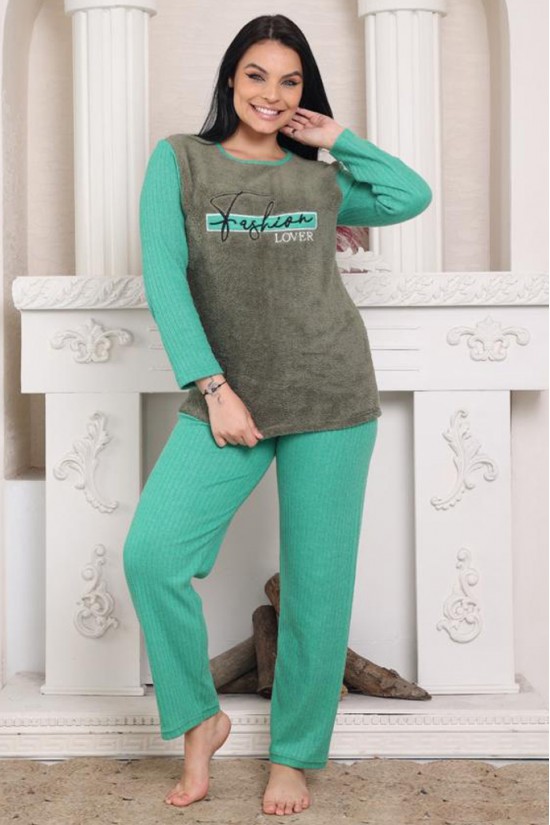 Welsoft Pijama Takımı Yeşil